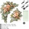 Wedding Faux Flower Swag Set of 2 – Terracotta Artificial Floral Arrangements for Ceremony Signs, Reception Entrance, Welcome Boards, Easel & Wall Decor for Wedding & Event Styling
